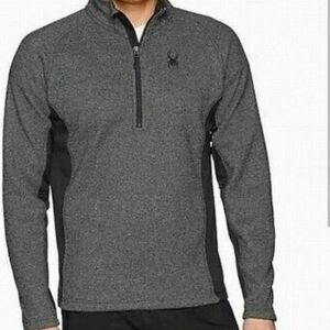 Spyder Gray Quarter-Zip Pullover